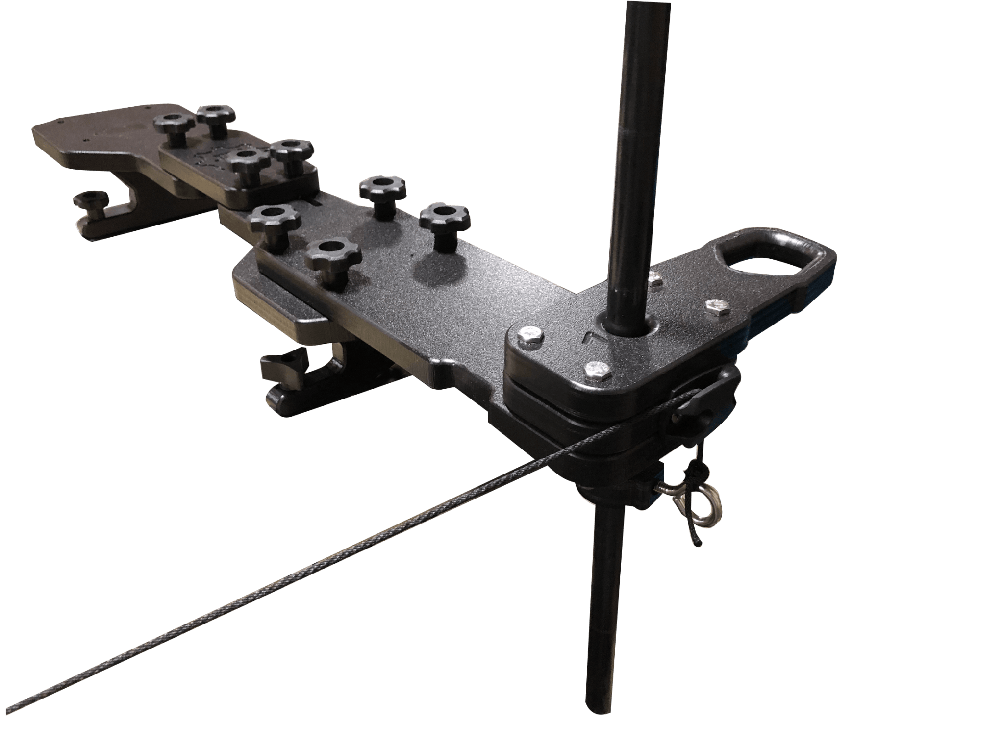 NuCanoe QuickStop™ Anchor System, Anchor Systems, YakGadget, LLC, QuickStop Frontier 12 Left Side (With Pole), , at Festive Water Paddlesports
