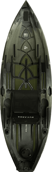 NuCanoe U10, Fishing Kayak, NuCanoe, Army Camo, , at Festive Water Paddlesports