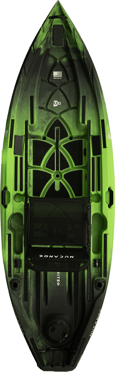 NuCanoe U10, Fishing Kayak, NuCanoe, NUclear Green, , at Festive Water Paddlesports