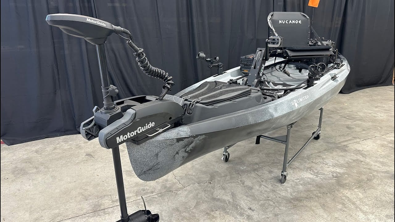 NuCanoe Unlimited Bow Motor Build, Fishing Kayak, Festive Water Paddlesports, Motor Only, , at Festive Water Paddlesports