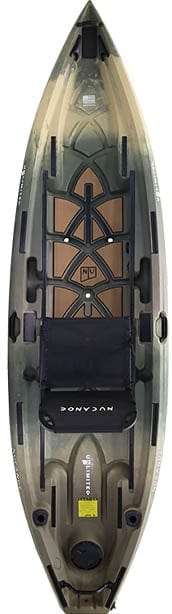 NuCanoe Unlimited, Fishing Kayak, NuCanoe, Army Camo, , at Festive Water Paddlesports