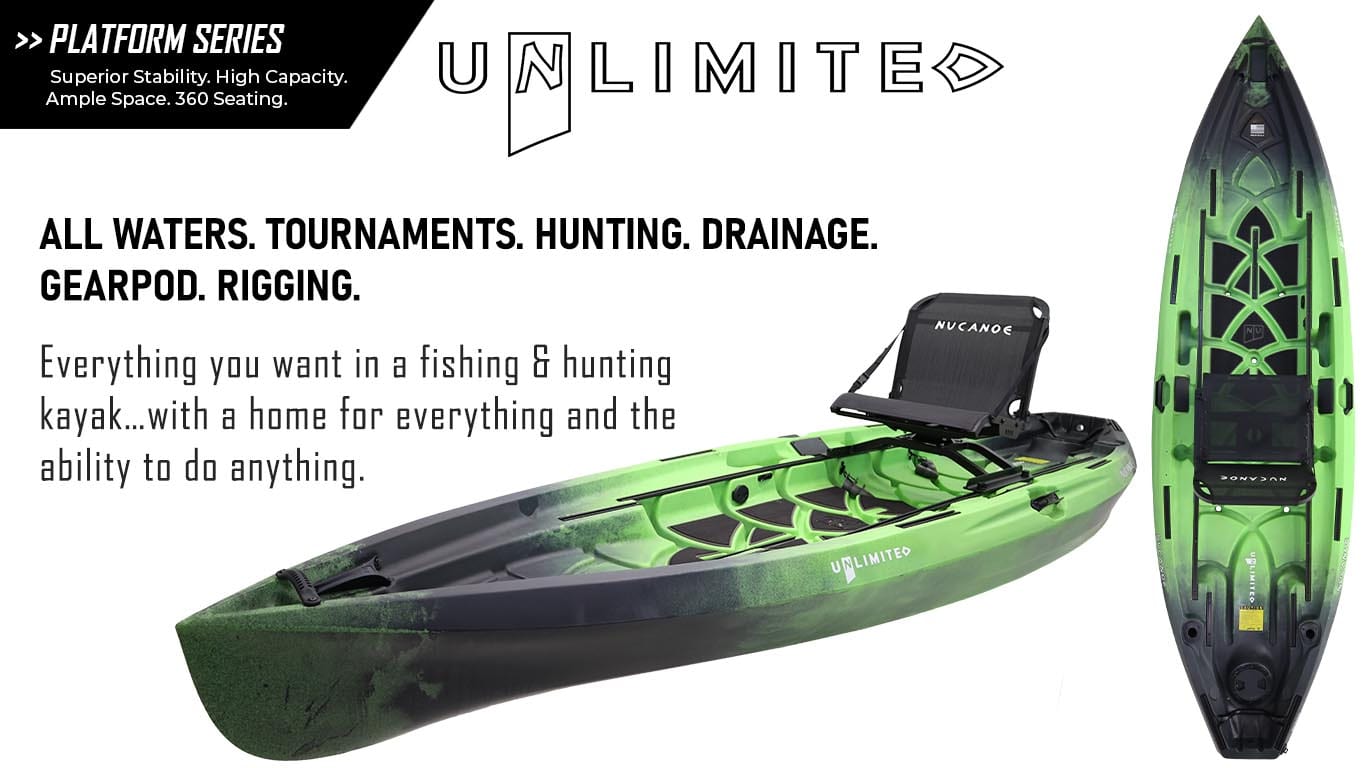 NuCanoe Unlimited, Fishing Kayak, NuCanoe, Thunderstorm, , at Festive Water Paddlesports