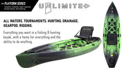 NuCanoe Unlimited, Fishing Kayak, NuCanoe, Thunderstorm, , at Festive Water Paddlesports
