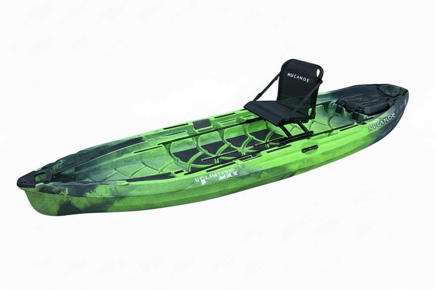 Nucanoe Unlimited MAX (U - MAX) Fishing Kayak, Fishing Kayak, NuCanoe, NUClear Green, , at Festive Water Paddlesports