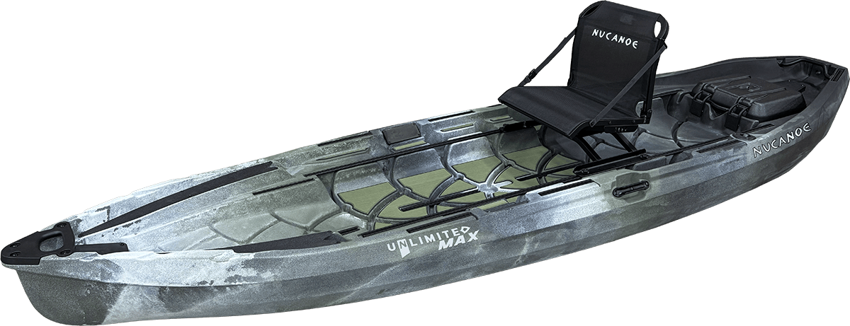 Nucanoe Unlimited MAX (U - MAX) Fishing Kayak, Fishing Kayak, NuCanoe, Tundra, , at Festive Water Paddlesports
