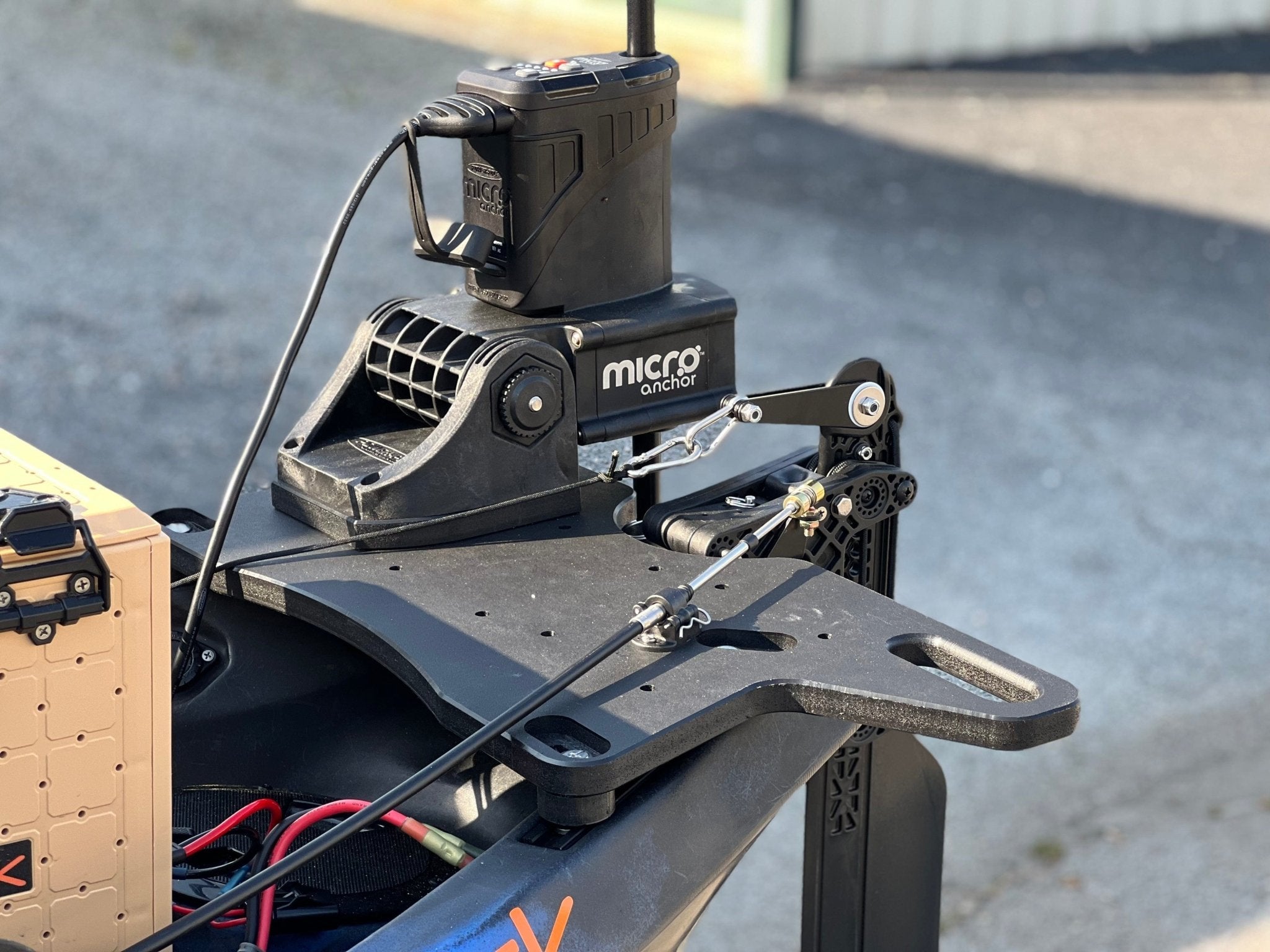 NuCanoe Unlimited Mounting Plate, Kayak Motor Mount, One Objective, , , at Festive Water Paddlesports