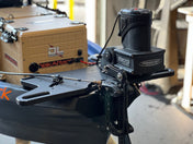 NuCanoe Unlimited Mounting Plate, Kayak Motor Mount, One Objective, , , at Festive Water Paddlesports