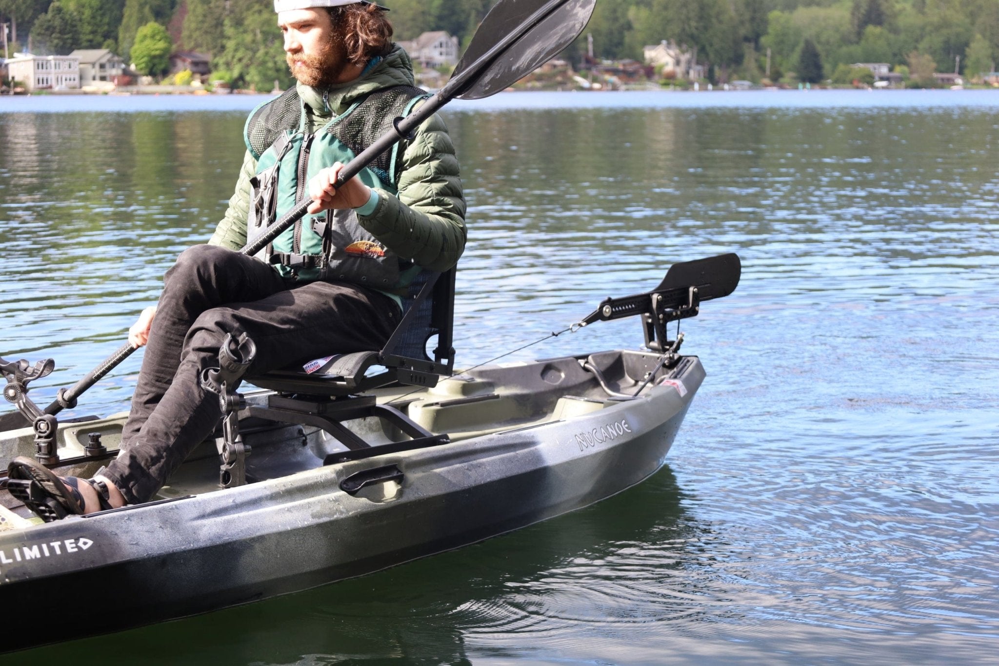 NuCanoe Unlimited Quick Connect Rudder System - Foot Steer, , NuCanoe, , , at Festive Water Paddlesports