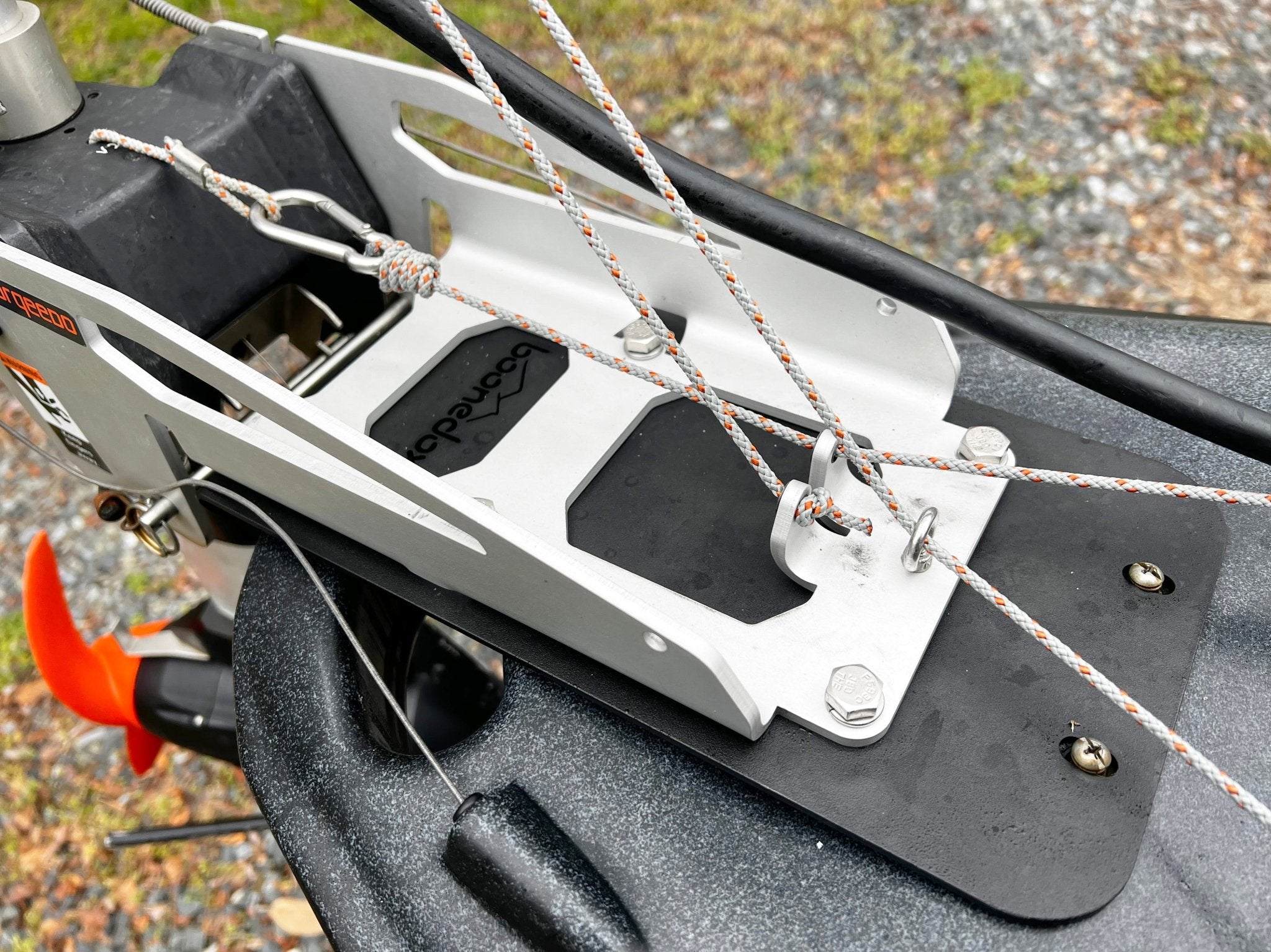 Old Town Bigwater 132 Stern Mount Plate, , Boonedox USA, at Festive Water Paddlesports