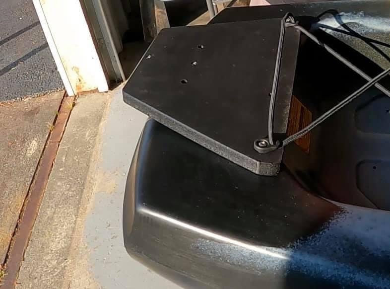 Old Town Sportsman 106 Mounting Plate, Kayak Motor Mount, One Objective, , , at Festive Water Paddlesports