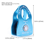 Omega Pacific Revo Ice Micro Pulley, Rescue, Rock N Rescue, , , at Festive Water Paddlesports