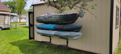 Outdoor Wall Rack | 46 Inch Adjustable Height | Kayak & SUP, Wall Mounted, StoreYourBoard, , , at Festive Water Paddlesports