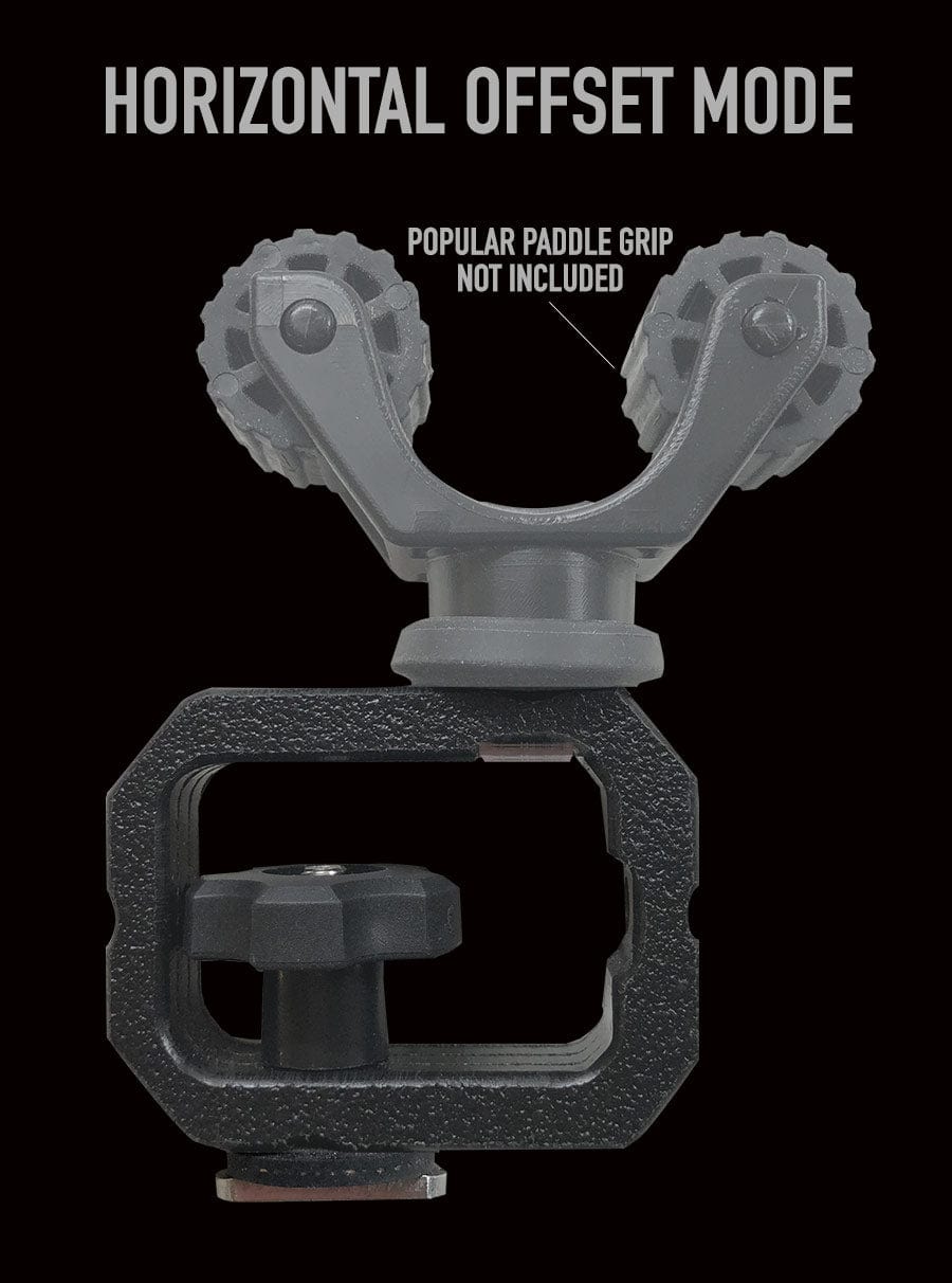 Paddle Holder GripLift, Track Mounted Accessories, YakGadget, LLC, Paddle Holder GripLift Single, , at Festive Water Paddlesports