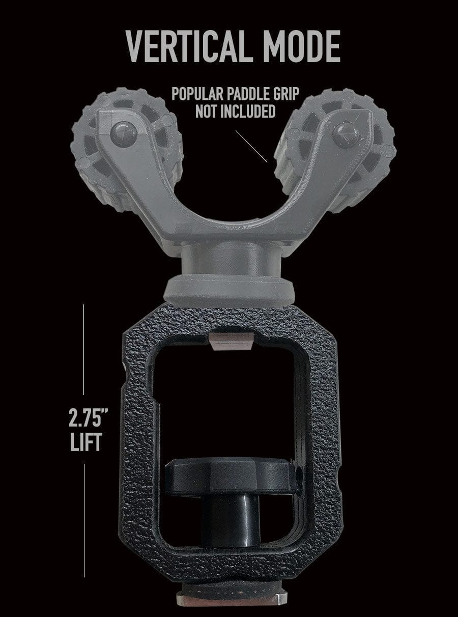 Paddle Holder GripLift, Track Mounted Accessories, YakGadget, LLC, Paddle Holder GripLift Single, , at Festive Water Paddlesports