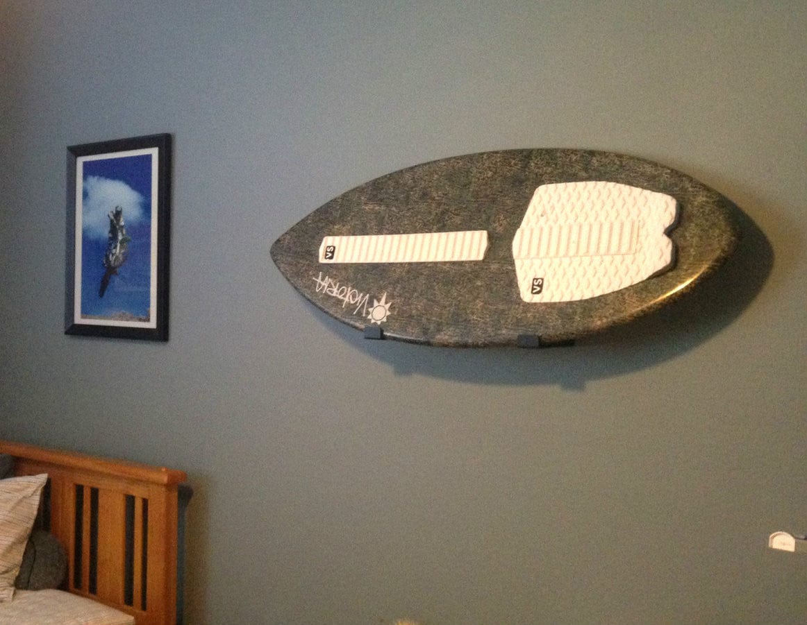 Palm Bay Minimalist Skimboard Display Rack | Holds 30 lbs, Wall Mounted, StoreYourBoard, , , at Festive Water Paddlesports