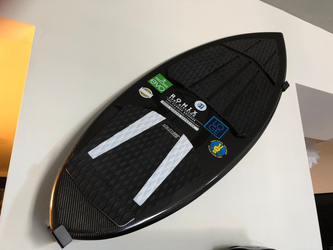 Palm Bay Minimalist Skimboard Display Rack | Holds 30 lbs, Wall Mounted, StoreYourBoard, , , at Festive Water Paddlesports