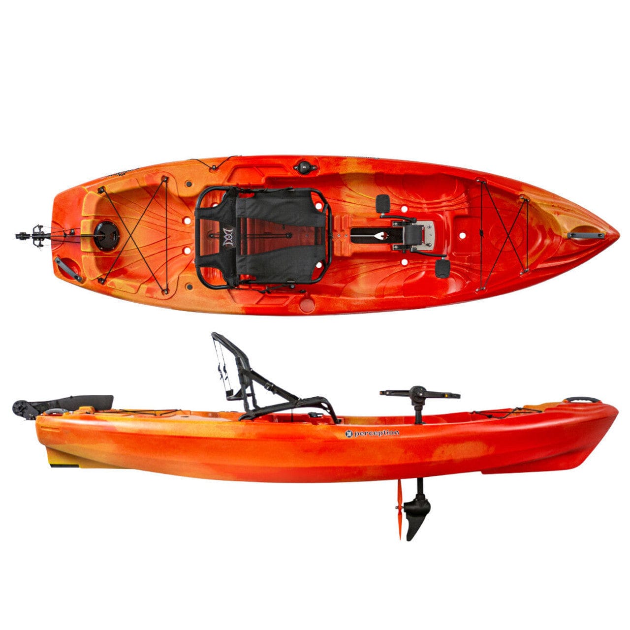 Perception Crank 10.0 Pedal Drive Kayak, Recreation Kayak, Perception, Sunset, , at Festive Water Paddlesports