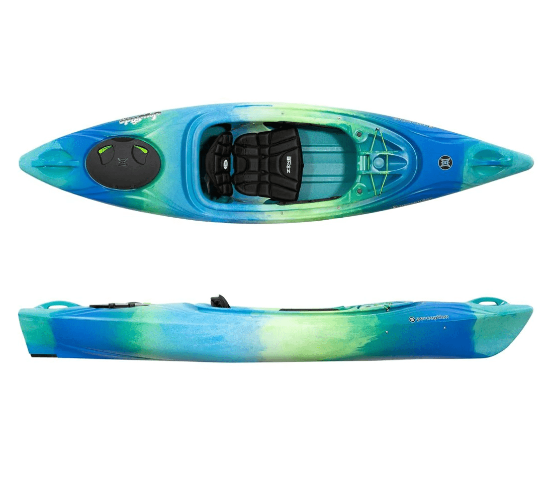 Perception JoyRide 10.0 Sit Inside Kayak, Recreational Kayak, Perception, Deja Vu, , at Festive Water Paddlesports