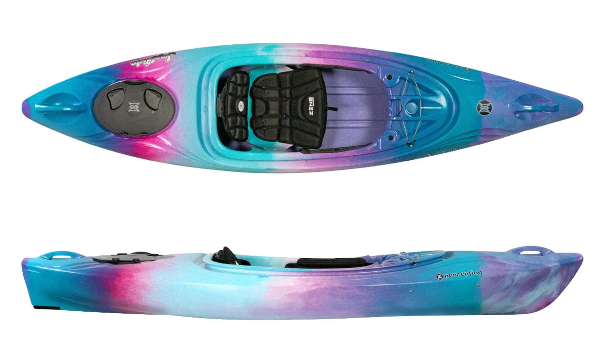 Perception JoyRide 10.0 Sit Inside Kayak, Recreational Kayak, Perception, Funkadelic, , at Festive Water Paddlesports