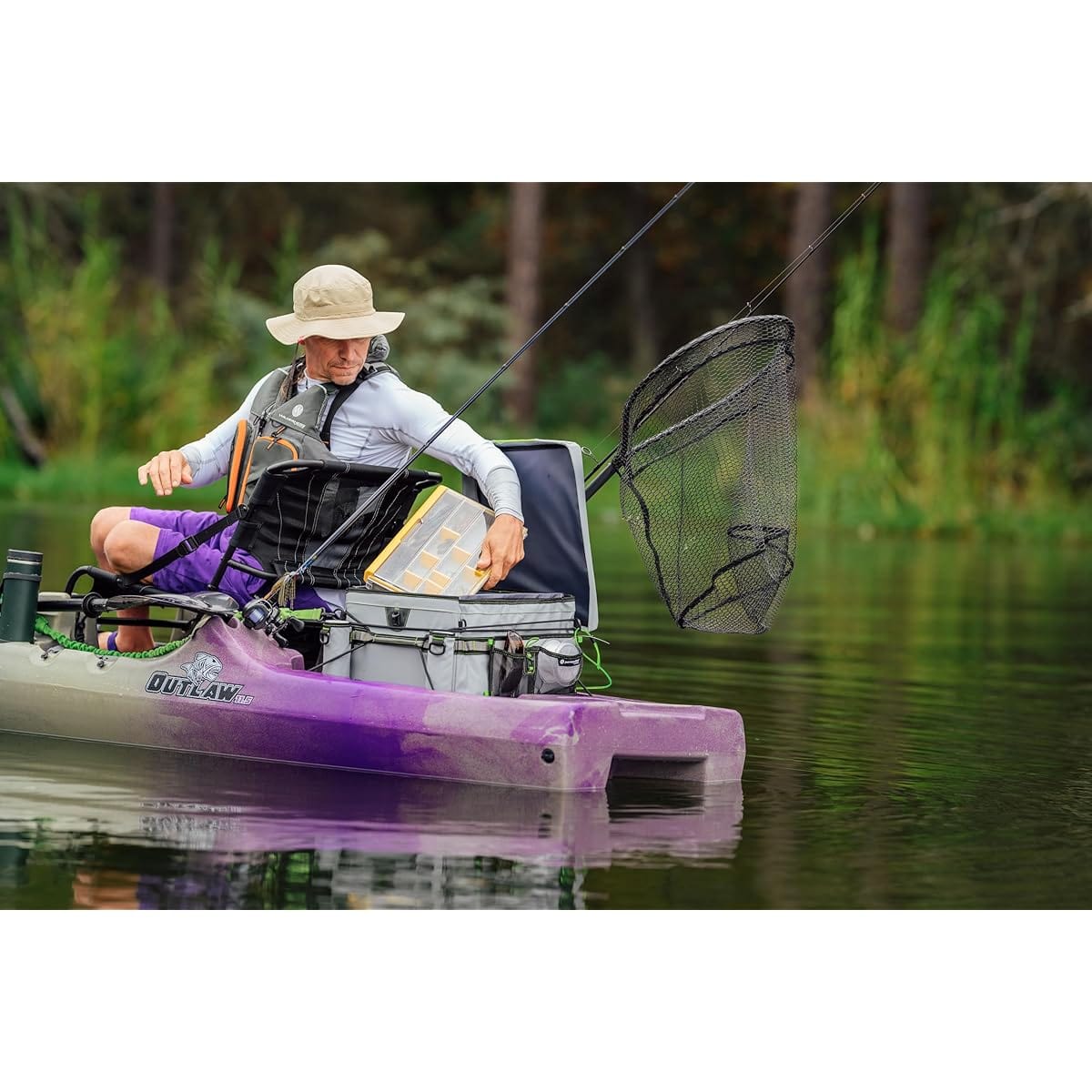 Perception Outlaw 11.5 Fishing Kayak, Fishing Kayak, Perception, Dapper, , at Festive Water Paddlesports