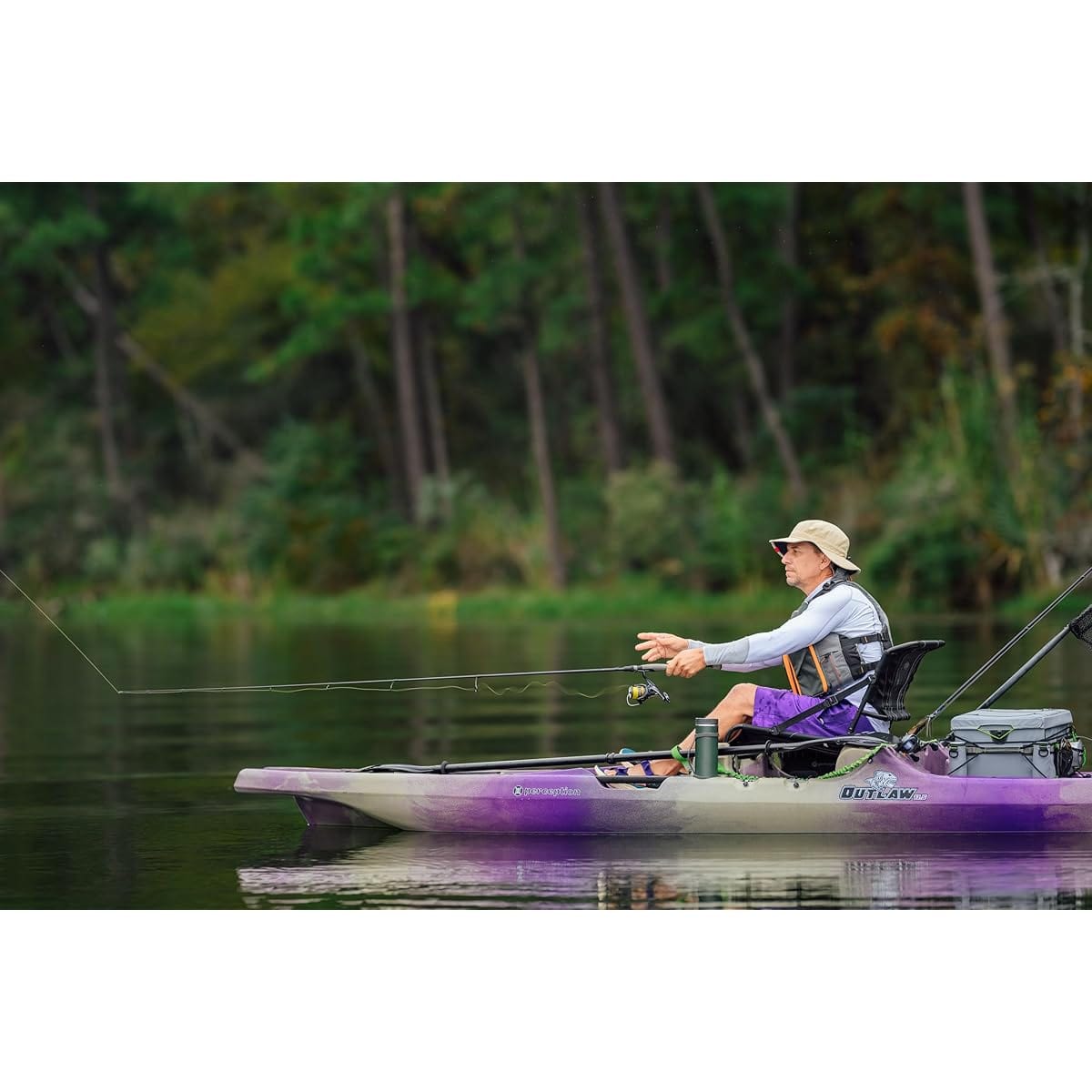 Perception Outlaw 11.5 Fishing Kayak, Fishing Kayak, Perception, Dapper, , at Festive Water Paddlesports