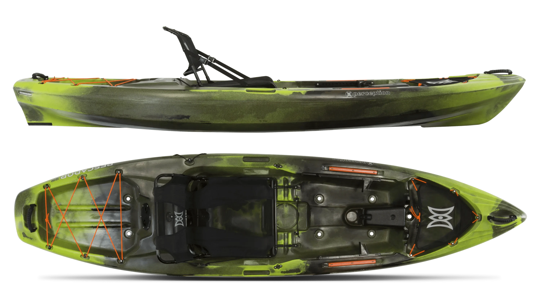 Perception Pescador Pro 10.0 Fishing Kayak, Fishing Kayak, Perception, Moss Camo, , at Festive Water Paddlesports