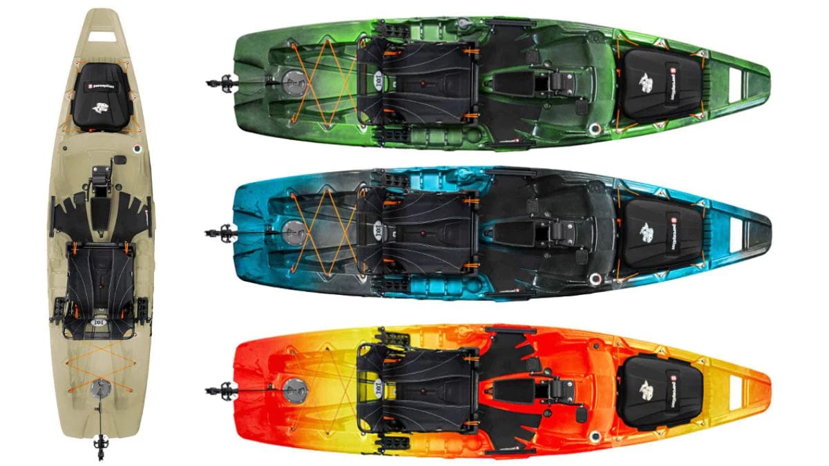 Perception Showdown 11.5 Pedal Kayak, Fishing Kayak, Perception, Moss Camo, , at Festive Water Paddlesports