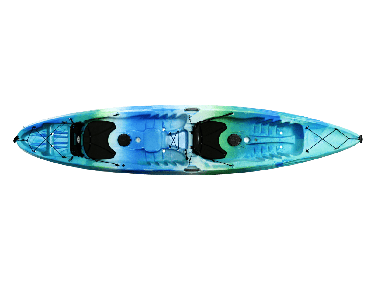 Perception Tribe 13.5 Tandem Sit On Top Kayak, Recreational Kayak, Perception, Deja Vu, , at Festive Water Paddlesports