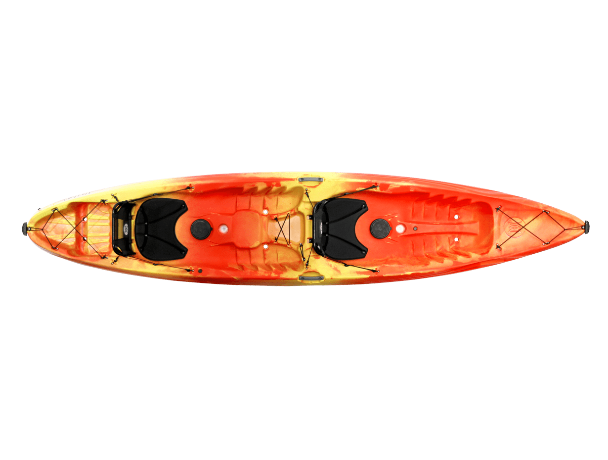 Perception Tribe 13.5 Tandem Sit On Top Kayak, Recreational Kayak, Perception, Sunset, , at Festive Water Paddlesports
