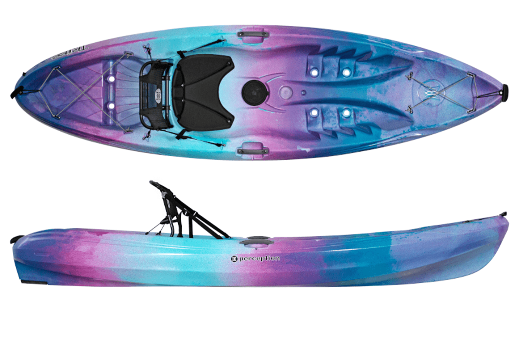 Perception Tribe 9.5 Sit On Top Kayak, Recreational Kayak, Perception, Funkadelic, , at Festive Water Paddlesports