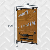 Pivot Panel Tool Organizer | Harvest Tan, Wall Mounted, StoreYourBoard, , , at Festive Water Paddlesports
