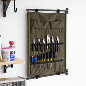 Pivot Panel Tool Organizer | High Pine Green, Wall Mounted, StoreYourBoard, , , at Festive Water Paddlesports