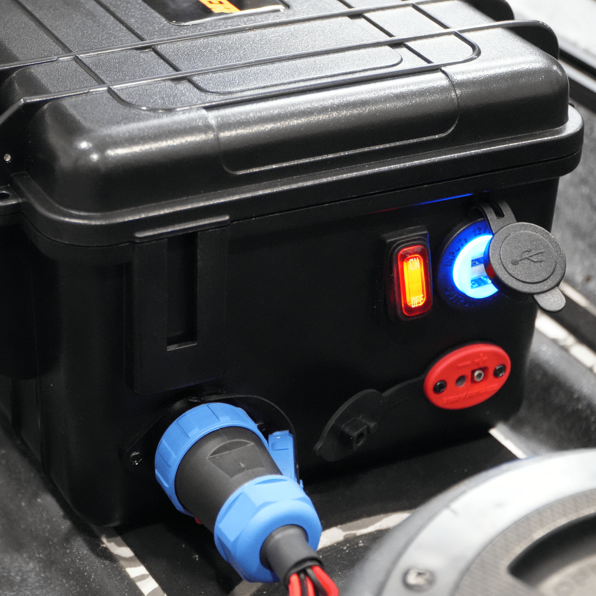 Portable Power Station with 5 Circuit Wireless Digital Switching System (batteries not included), Electronics, Yak Power, , , at Festive Water Paddlesports