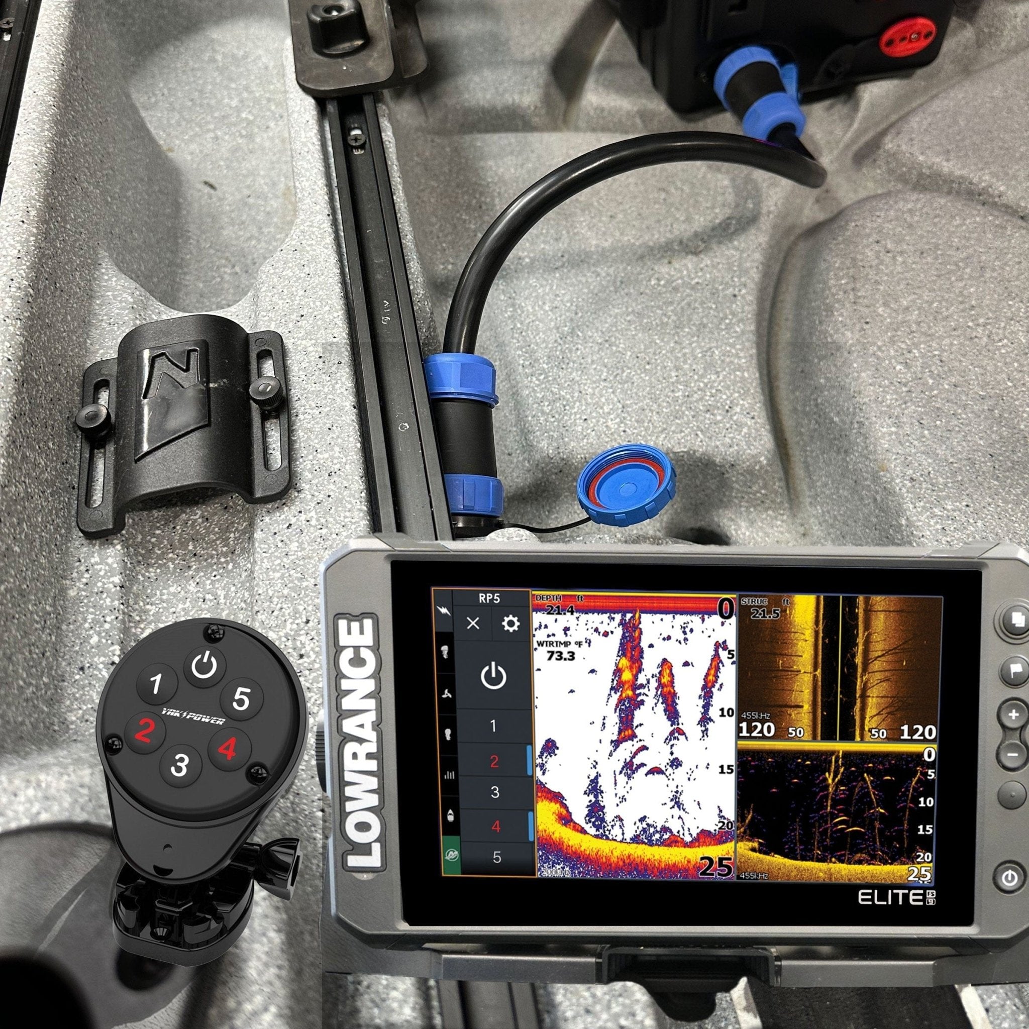 Portable Power Station with 5 Circuit Wireless Digital Switching System (batteries not included), Electronics, Yak Power, , , at Festive Water Paddlesports