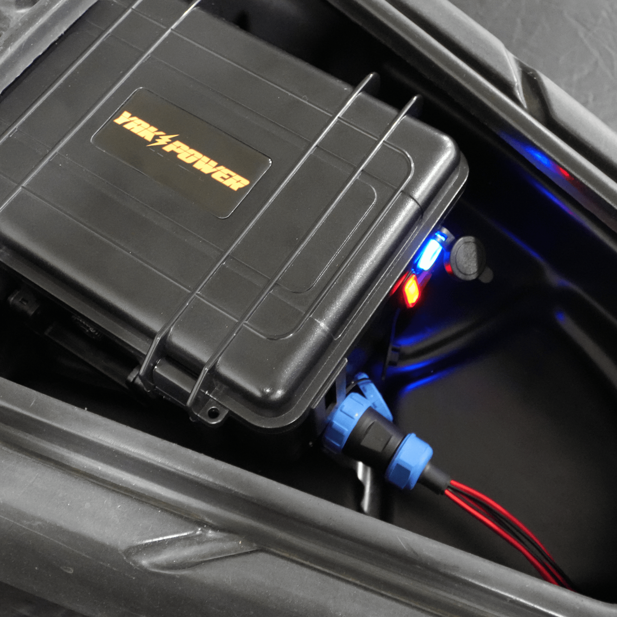 Portable Power Station with 5 Circuit Wireless Digital Switching System (batteries not included), Electronics, Yak Power, , , at Festive Water Paddlesports