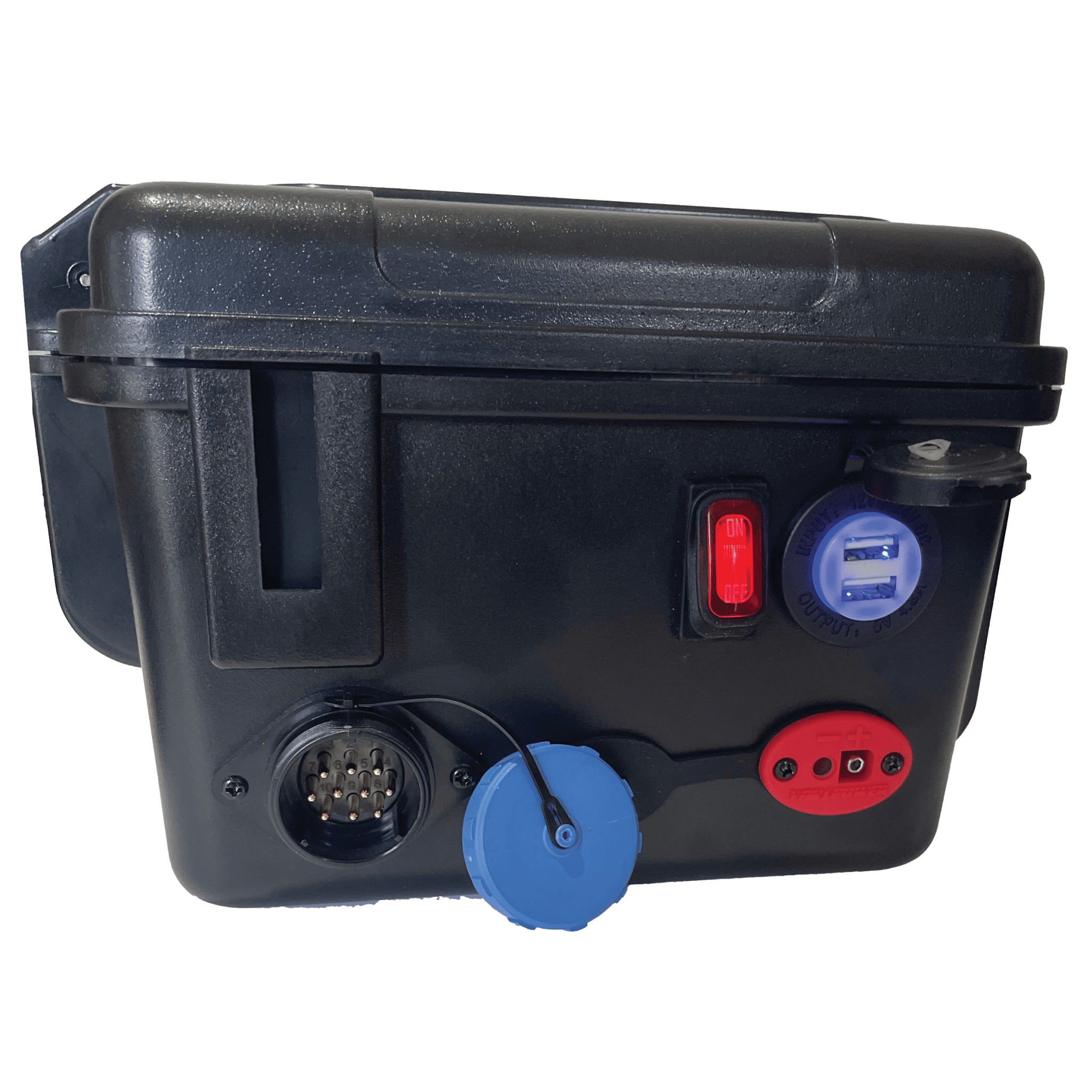 Portable Power Station with 5 Circuit Wireless Digital Switching System (batteries not included), Electronics, Yak Power, , , at Festive Water Paddlesports