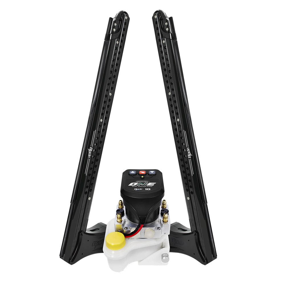 Power - Pole Blade ONE Pump BLS Shallow Water Anchor System - 8' - Dual Blade - Black [PP - 2 - BLS - 8 - BK], Anchors, Power - Pole, , , at Festive Water Paddlesports