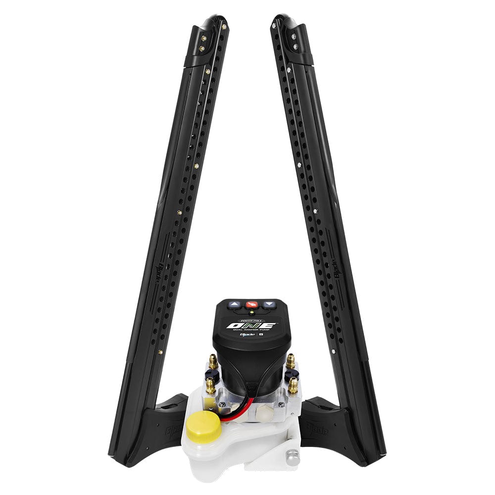 Power - Pole Blade ONE Pump BLS Shallow Water Anchor System - 8' - Dual Blade - Matte Black [PP - 2 - BLS - 8 - MB], Anchors, Power - Pole, , , at Festive Water Paddlesports