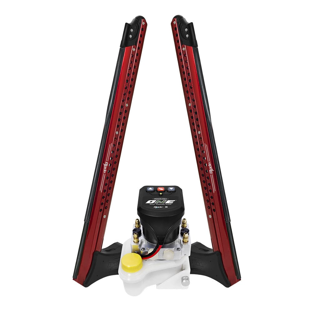 Power - Pole Blade ONE Pump BLS Shallow Water Anchor System - 8' - Dual Blade - Red [PP - 2 - BLS - 8 - RD], Anchors, Power - Pole, , , at Festive Water Paddlesports