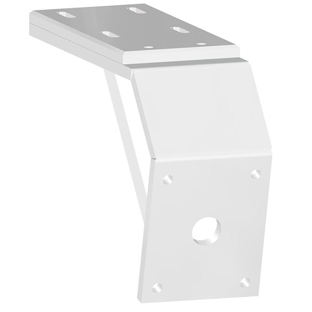 Power - Pole Deck Mount - 8" Aft - 6" Drop - White [PK - D - 8 - 6 - U - WT], Anchoring Accessories, Power - Pole, , , at Festive Water Paddlesports