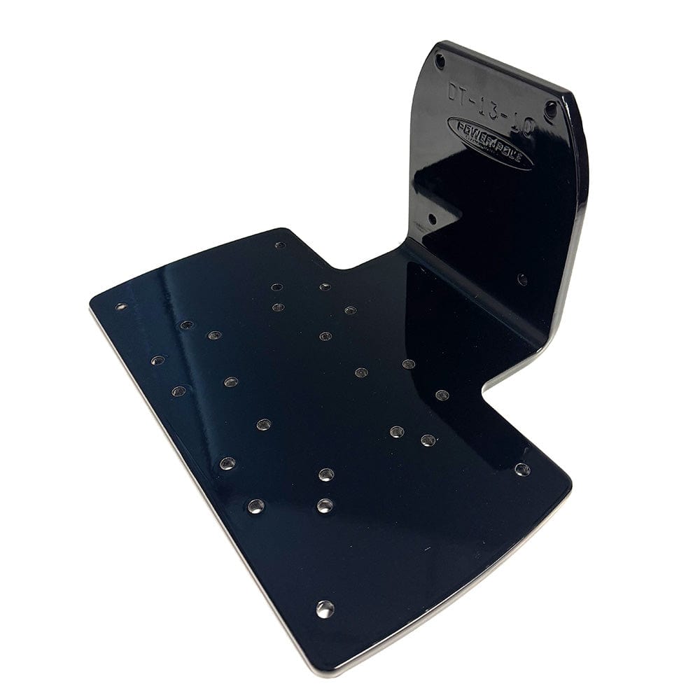 Power - Pole Deck Trolling Mount - 13 Long - 10 Wide - Black [PK - DT - 13 - 10 - BK], Anchoring Accessories, Power - Pole, , , at Festive Water Paddlesports