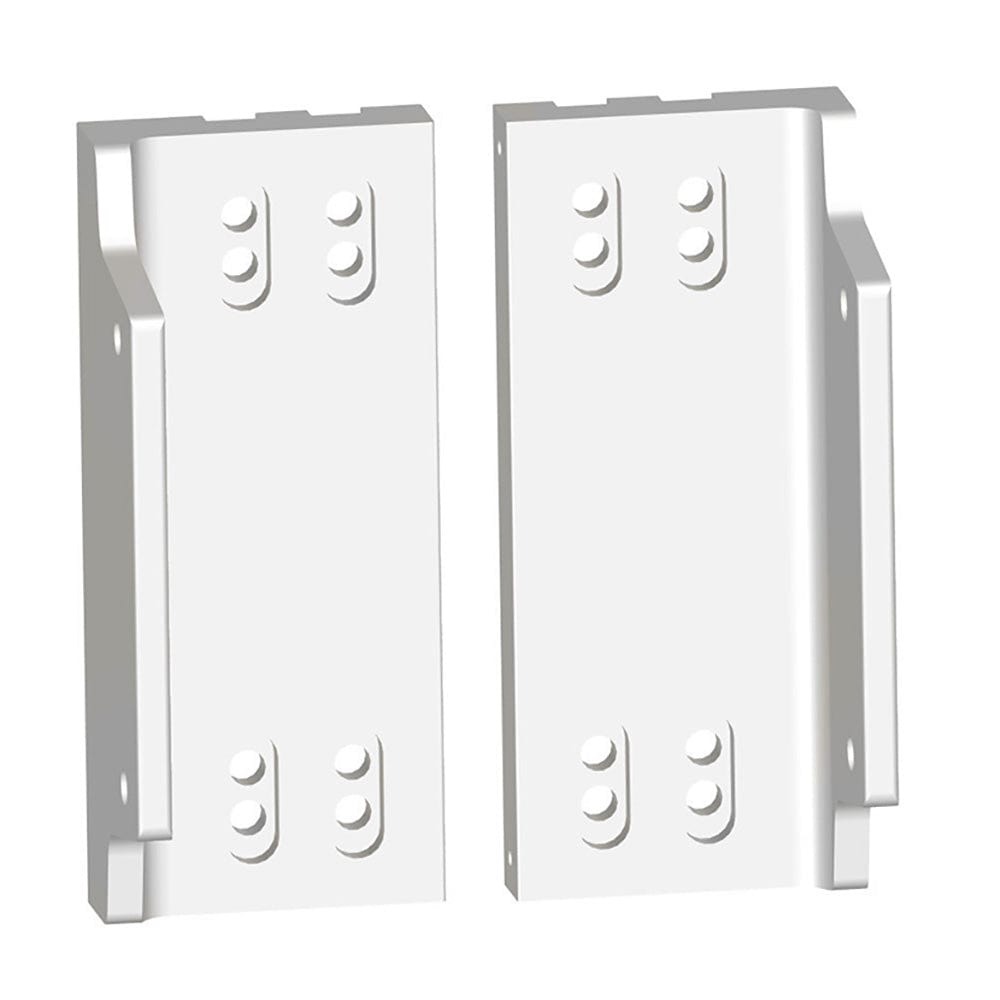 Power - Pole Dual Side - Mount Adapters f/All Outboards - White [PKD - MTOS - PLT - WT], Anchoring Accessories, Power - Pole, , , at Festive Water Paddlesports