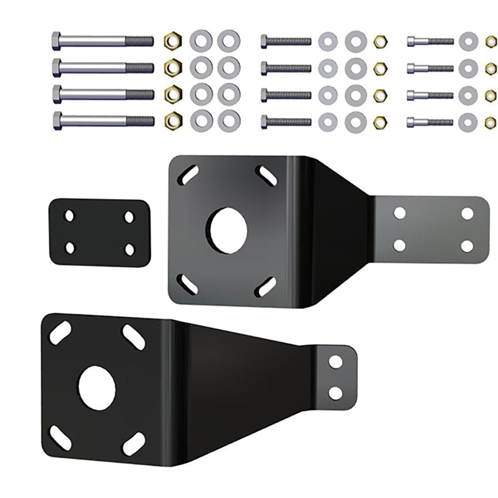 Power - Pole Transom Braced Kit - Universal [PKB - T - 4 - 0 - U - BK], Anchoring Accessories, Power - Pole, , , at Festive Water Paddlesports