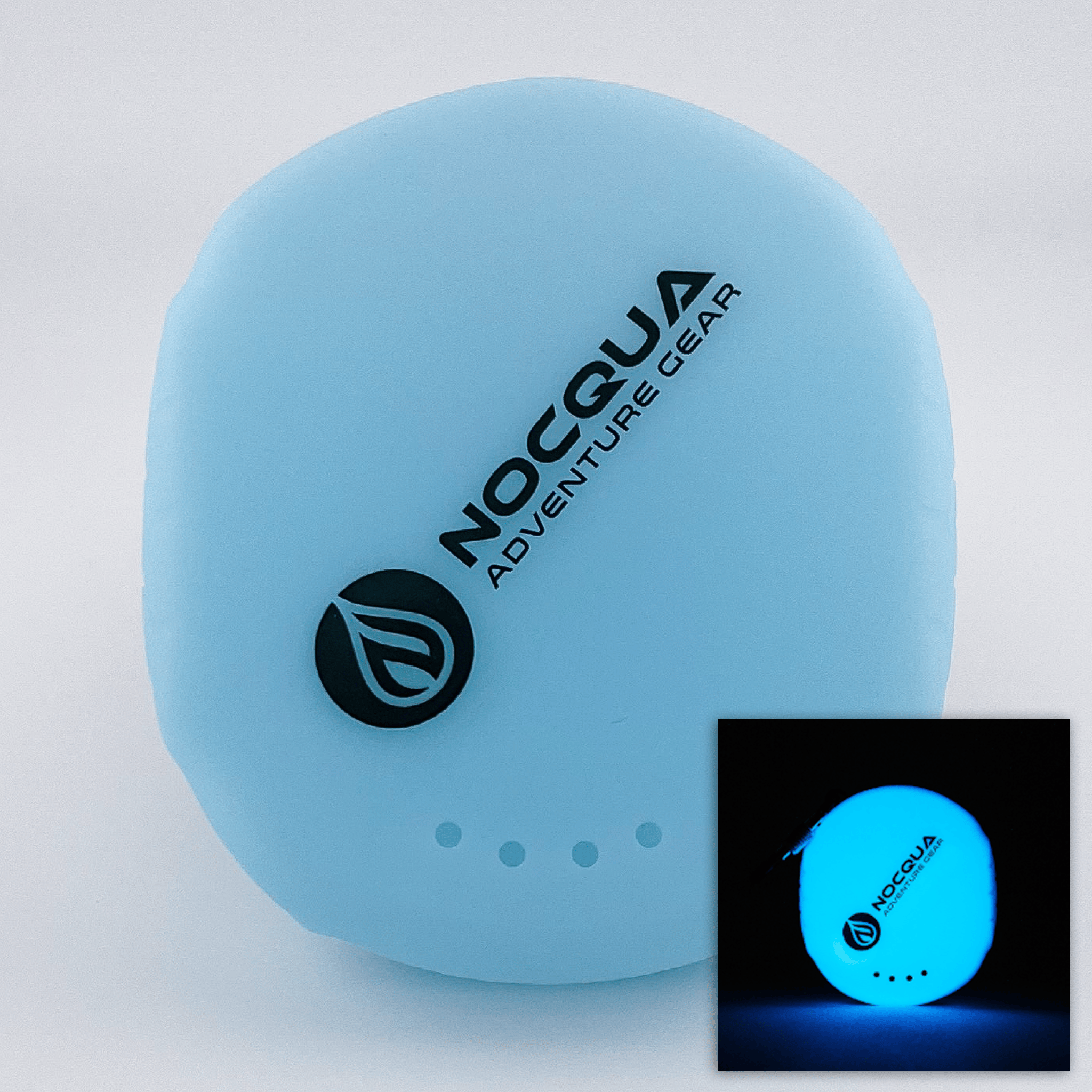 Powerbank + StashPack + Quad Cable Bundle, , Nocqua Adventure Gear, Glow Ice Blue, , at Festive Water Paddlesports
