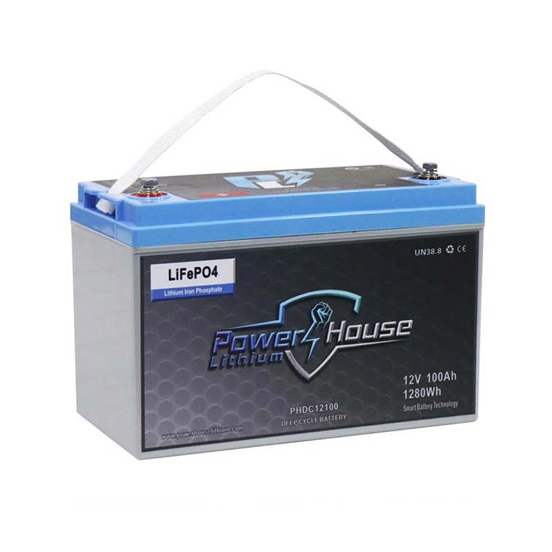 PowerHouse Lithium 12V 100Ah Deep Cycle Battery, DEEP CYCLE BATTERY, PHL, at Festive Water Paddlesports