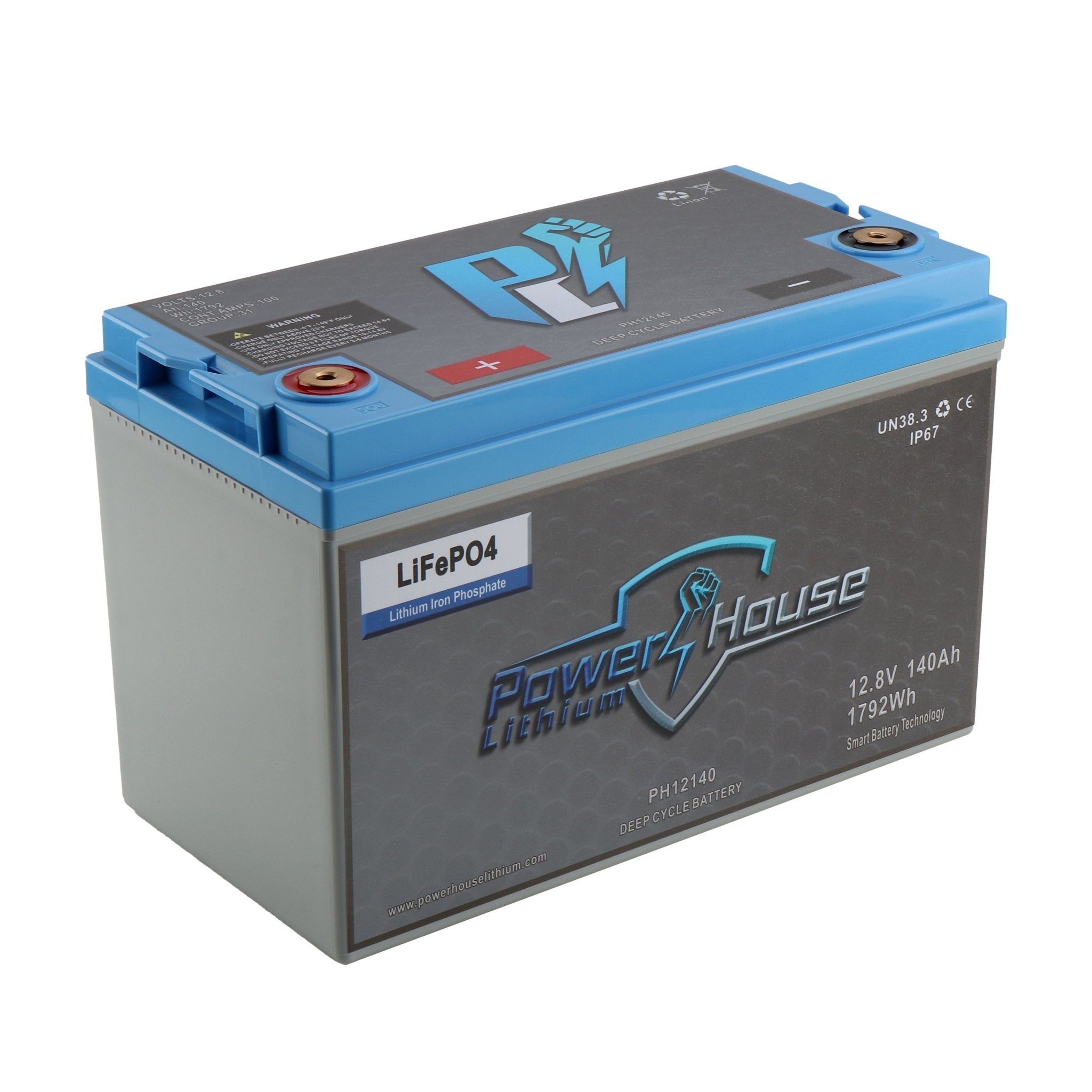 PowerHouse Lithium 12V 140Ah Deep Cycle Battery, DEEP CYCLE BATTERY, PHL, at Festive Water Paddlesports