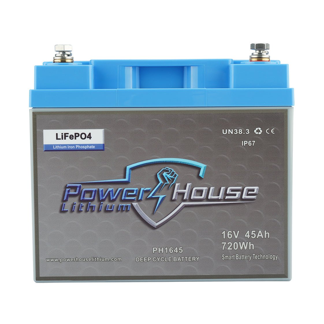 PowerHouse Lithium 16V 45Ah Deep Cycle Battery (2 Devices), DEEP CYCLE BATTERY, PHL, at Festive Water Paddlesports