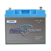 PowerHouse Lithium 16V 45Ah Deep Cycle Battery (2 Devices), DEEP CYCLE BATTERY, PHL, at Festive Water Paddlesports