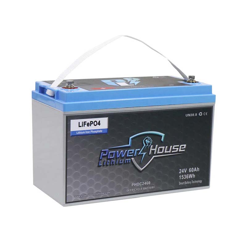 PowerHouse Lithium 24V 60Ah Deep Cycle Battery, DEEP CYCLE BATTERY, PHL, at Festive Water Paddlesports