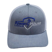PowerHouse Lithium Richardson Snap Back Hats, , PHL, Heather Grey/White at Festive Water Paddlesports